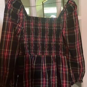 NWOT J Crew size M smocked midi dress